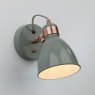Dar Lighting Dar - Frederick Single Wall Spotlight Grey Copper