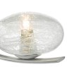 Dar Lighting Dar - Leighton Wall Light Satin Chrome Sugar Cane Glass