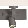Dar Lighting Dar - Modena Wall Light With LED In Bronze (Bracket Only)