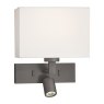 Dar Lighting Dar - Modena Wall Light With LED In Bronze (Bracket Only)