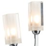 Dar Lighting Dar - Morgan Double Wall Bracket Polished Chrome