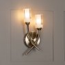 Dar Lighting Dar - Morgan Double Wall Bracket Antique Brass