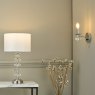 Dar Lighting Dar - Oleana Wall Light Polished Chrome Crystal