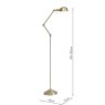 Dar Lighting Dar - Ranger Floor Lamp Antique Brass