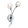 Dar Lighting Dar - Seattle Double Wall Bracket Polished Chrome
