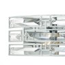 Dar Lighting Dar - Seville 2 Light Wall Light Crystal Polished Chrome