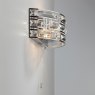Dar Lighting Dar - Seville 2 Light Wall Light Crystal Polished Chrome