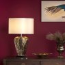 Dar Lighting Dar - Syracuse Table Lamp Mercury Glass With Shade
