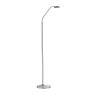 Dar Lighting Dar - Wellington Task Floor Lamp Satin Chrome LED