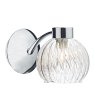 Dar Lighting Dar - Yasmin Single Wall Bracket Polished Chrome
