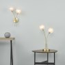 Dar Lighting Dar - Avari 2 Light Wall Light Satin Brass Glass