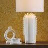 Dar Lighting Dar - Dolce Table Lamp White Ceramic With Shade
