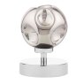 Dar Lighting Esben - Touch Table Lamp (Polished Chrome With Smoked Glass)
