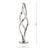 Dar Lighting Dar - Jive Table Lamp Aluminium Opal LED