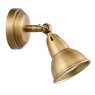 Dar Lighting Dar - Nathaniel Single Wall Spotlight Aged Brass