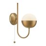 Dar Lighting Dar - Andre Wall Light Aged Brass