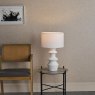 Dar Lighting Dar - Bidelia Table Lamp Matt White with Linen Shade