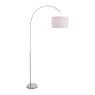 Dar Lighting Dar - Bow Floor Lamp Satin Nickel Base Only