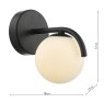 Dar Lighting Dar - Orlena Wall Light (Black)