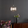Dar Lighting Dar - Demarius Pendant Polished Chrome and Clear Glass