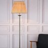 Dar Lighting Dar - Hatton Floor Lamp Antique Brass With Shade