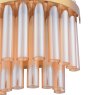 Dar Lighting Dar - Imani 2 Light Wall Light Natural Brass And Champagne
