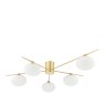 Dar Lighting Dar - Jasper 5 Light Semi Flush Painted Gold