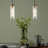 Dar Lighting Dar - Jodelle Pendant Bronze Clear