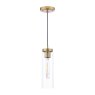 Dar Lighting Dar - Jodelle Pendant Bronze Clear