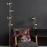 Dar Lighting Dar - Lysandra 2 Light Table Lamp Polished Chrome and Smoked Glass