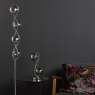 Dar Lighting Dar - Lysandra 2 Light Table Lamp Polished Chrome and Smoked Glass