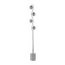 Dar Lighting Dar - Lysandra 4 Light Floor Lamp Polished Chrome and Smoked Glass