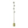 Dar Lighting Dar - Lysandra 4 Light Floor Lamp Polished Gold and Opal Glass