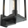 Dar Lighting Dar - Mackenzie Outdoor Black Wall Light