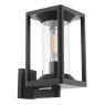 Dar Lighting Dar - Mackenzie Outdoor Black Wall Light