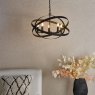 Dar Lighting Dar - Nitya 5 Light Pendant Matt Black
