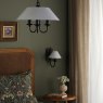 Dar Lighting Dar - Sivan 3 Light Pendant Matt Black With Shade