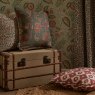 Esselle Esselle - Kashmir Jacobean Teal/Raspberry Cushion
