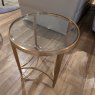 Value Mark Furniture Universe - Circular End Table (Antique Brass)