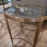Value Mark Furniture Universe - Circular End Table (Antique Brass)