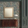 Esselle Esselle - Bird of Paradise Dark Blue and Silver Wallpaper
