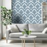 Esselle Esselle - Damask Blue Wallpaper