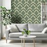 Esselle Esselle - Damask Green Wallpaper