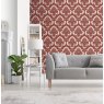 Esselle Esselle - Damask Red Wallpaper