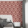 Esselle Esselle - Damask Red Wallpaper