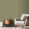 Esselle Esselle - Embroidered Crushed Silk Aqua and Silver Wallpaper