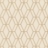 Esselle Esselle - Embroidery Stitch Diamond Beige and Gold Wallpaper