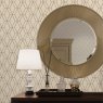 Esselle Esselle - Embroidery Stitch Diamond Beige and Gold Wallpaper