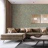 Esselle Esselle - Pine Tree Sage and Gold Wallpaper