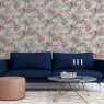 Esselle Esselle - Abstract Texture Copper Navy Wallpaper